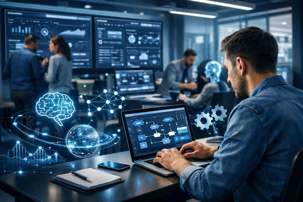erfahren sie, wie no-code-technologien und künstliche intelligenz die skalierbare marketingproduktion revolutionieren und effizienter gestalten.